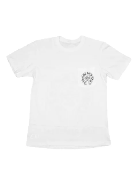 Chrome Hearts logo-print pocket T-shirt White CHRM0001