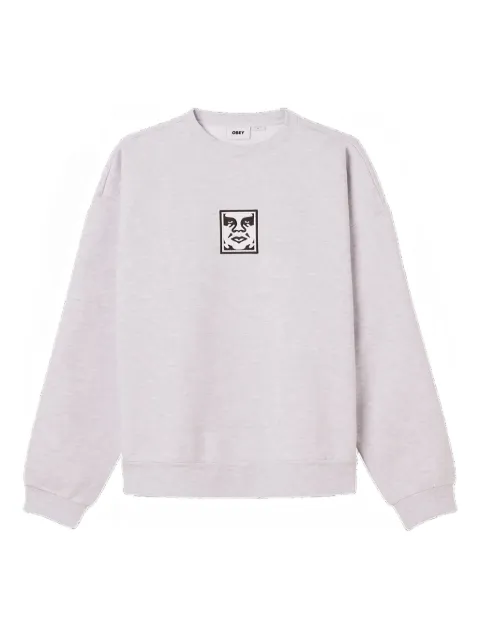 Obey graphic-print crew-neck sweatshirt Grey 112480139