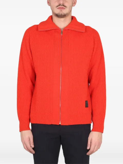 Paul Smith zipped-ribbed knitwear Orange M1R755XJ0186016