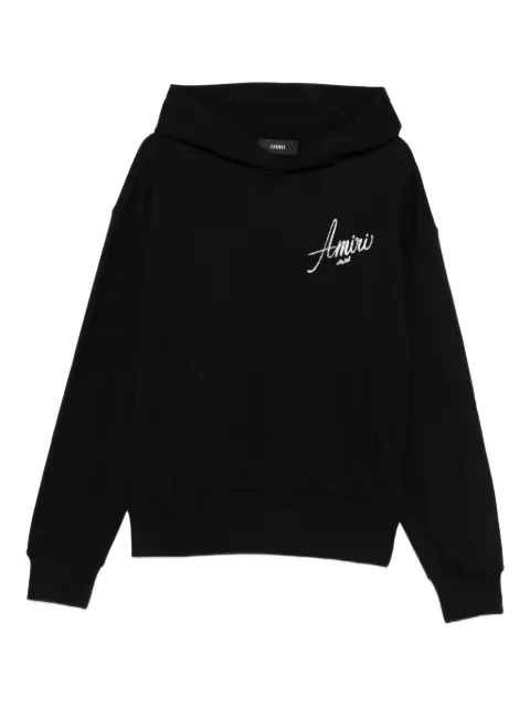 AMIRI logo-embroidered hoodie Black AMJYHD1125