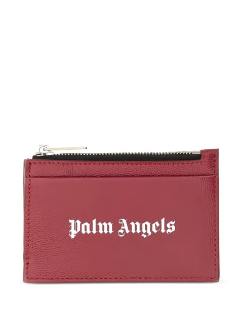 Palm Angels leather cardholder Red PMND007F22LEA0022801