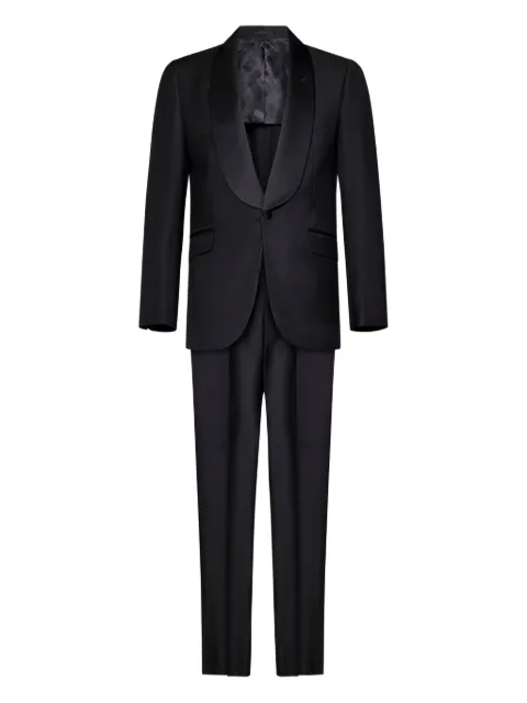 FRANZESE COLLECTION Brad Pitt single-breasted dinner suit Black A998500339159