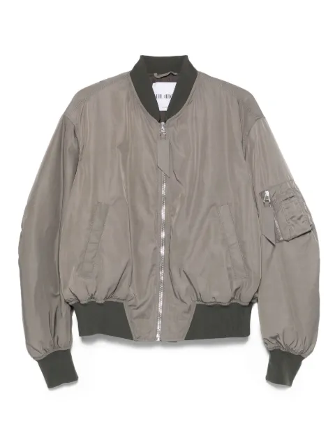 The Attico zip-fastening bomber jacket Grey 251WCB00070PLL001AA