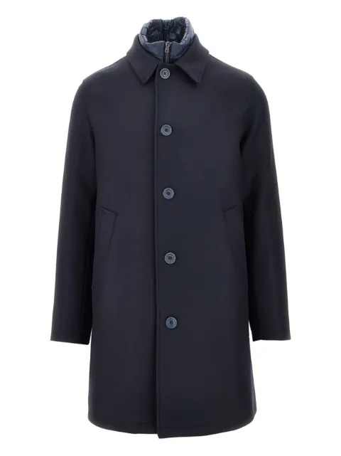 Herno layered coat Blue CA000215U33432R