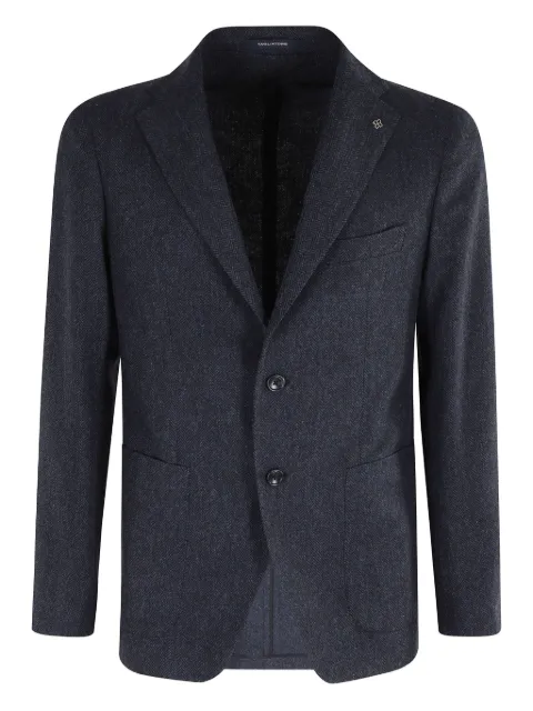 Tagliatore herringbone single-breasted blazer Blue 1SMC22K610017B3255097