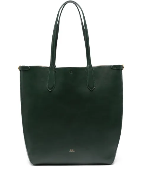 Polo Ralph Lauren Tote North-South leather buckle-detail tote bag Green 428962757