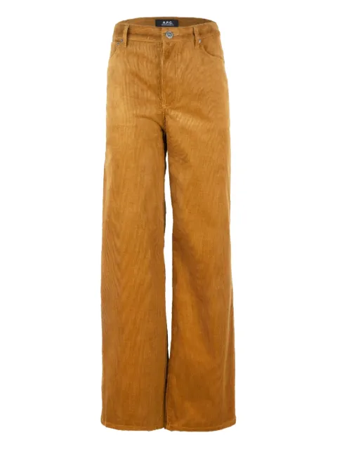 A.P.C. corduroy trousers Neutrals COHHOF09181