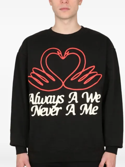 MARKET swan-graphic sweatshirt Black 396000916VINTAGEBLACK