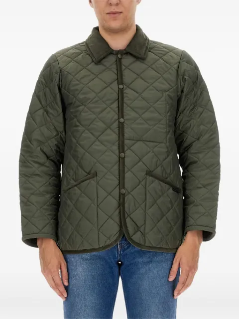 Lavenham Denham quilted-pattern jacket Green SLJ1053G970046