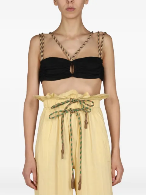 Miista Mara cut-out top Yellow ML0302BLACK