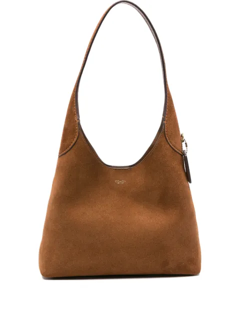 Coach Brooklyn 28 suede shoulder bag Brown CW637