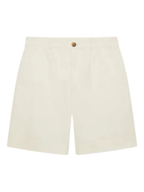 CHÉ pleated cotton shorts Neutrals 25498100