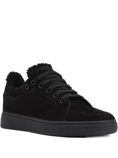 Giuseppe Zanotti suede sheepskin low-top sneakers Black RU50009003