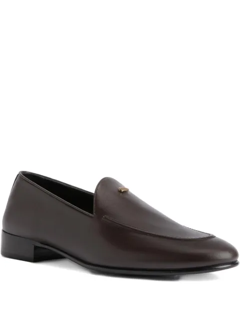 Giuseppe Zanotti leather loafers Brown IU50011004