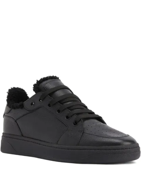 Giuseppe Zanotti Gz94 shearling leather sneakers Black RU50009001