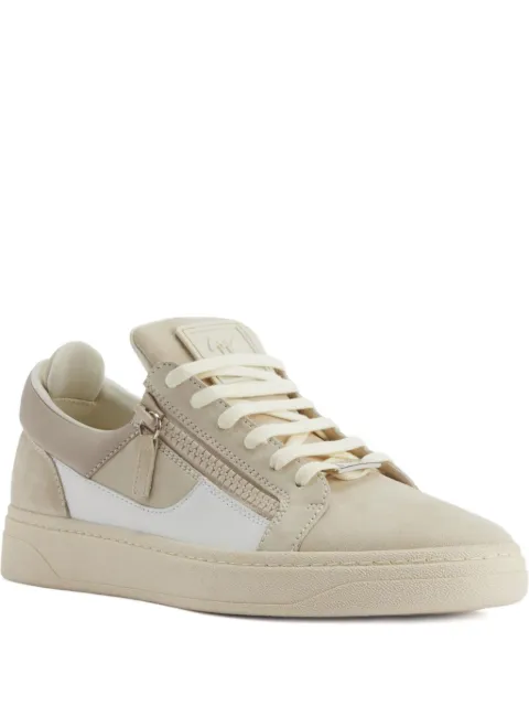 Giuseppe Zanotti GZ94 zip-detail panelled sneakers Neutrals RU50010006