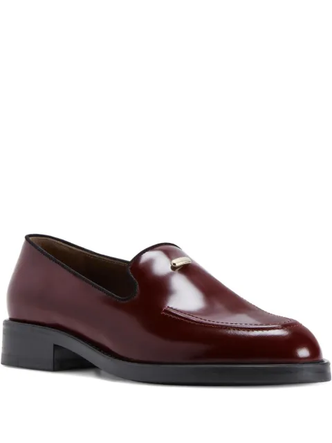 Giuseppe Zanotti Dories leather loafers Red I560006002