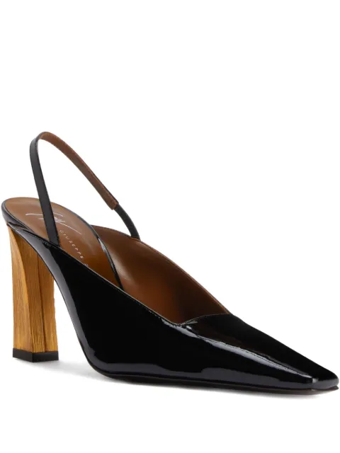 Giuseppe Zanotti 90mm Brendha slingback pumps Black I550000002