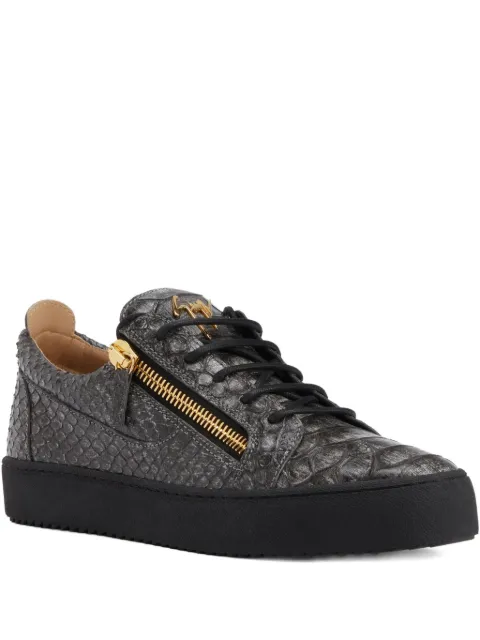 Giuseppe Zanotti Frankie zip low-top sneakers Grey RM50021005