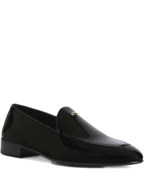 Giuseppe Zanotti Gz Jaky patent-leather loafers Black IU50011001