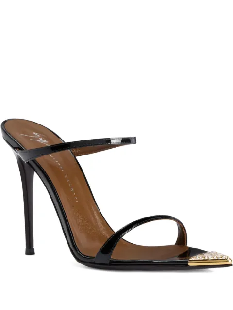 Giuseppe Zanotti 105mm Intriigo Jewelry crystal-embellished sandals Black I500019002