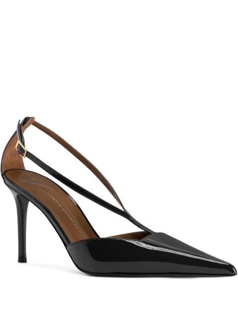 Giuseppe Zanotti leather heeled pumps Black I550003001