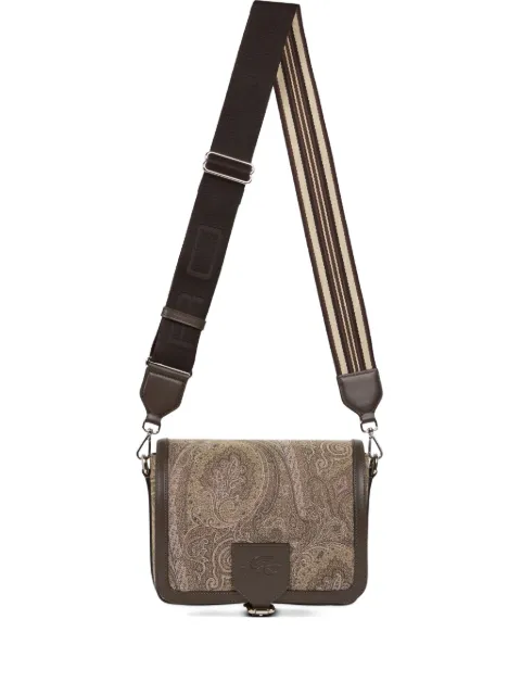 ETRO paisley-pattern messenger bag Brown MP1C0009AA074