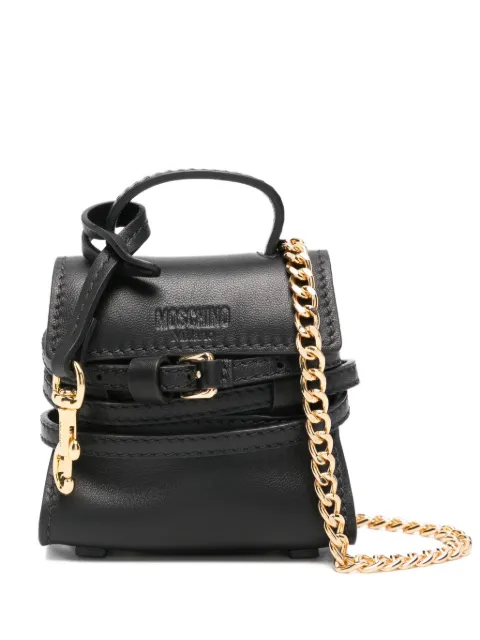 Moschino leather tote bag Black MD5408PP0NFF0