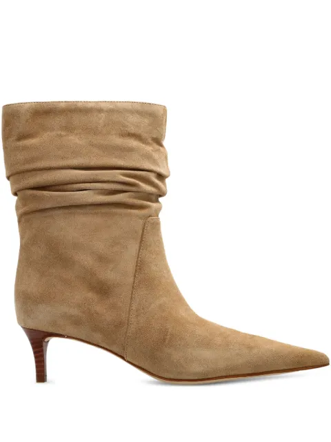 Michael Michael Kors 50mm ruched pointed-toe boots Neutrals 40S5DWME5S