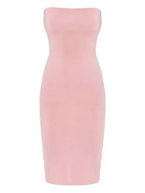 Jacquemus The Sera strapless midi dress Pink DRW00709AK00269