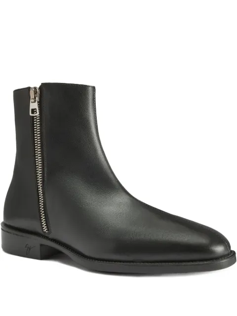 Giuseppe Zanotti zip-detail leather boots Black IU50003001