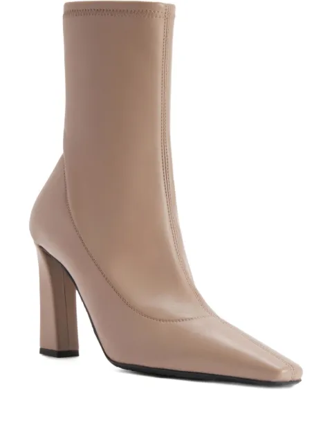 Giuseppe Zanotti Janiee Stretch square-toe ankle boots Neutrals I570001003