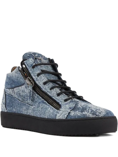 Giuseppe Zanotti Kriss zip-fastening high-top sneakers Blue RU50005001