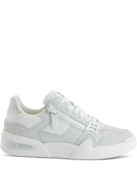 Giuseppe Zanotti Gz-ghost zip embellished sneakers White RW50007002
