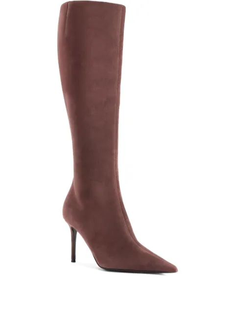 Giuseppe Zanotti 85mm Tamigi suede pointed-toe knee-high boots Brown I580002002