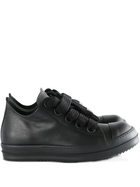 Rick Owens leather lace-up sneakers Black RU02E1893LCOW2