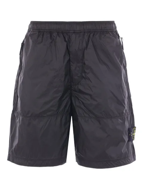 Stone Island zip-pockets shorts Grey K2S15L100004S0163