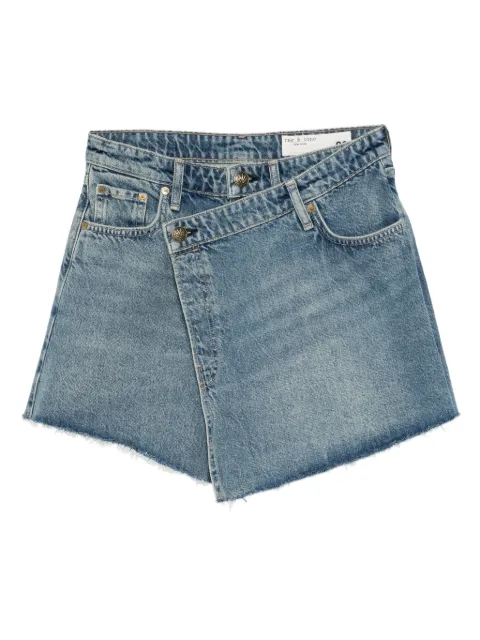 rag & bone Belina cotton skort Blue WDD25P9003RGAM