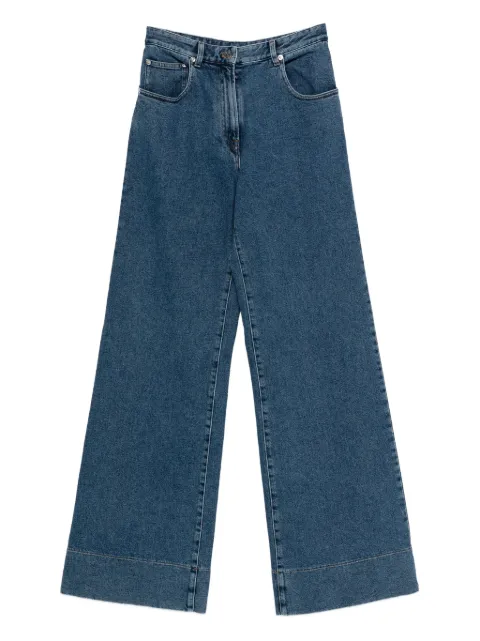Nº21 wide-leg trousers Blue 25IN2C0220100516001