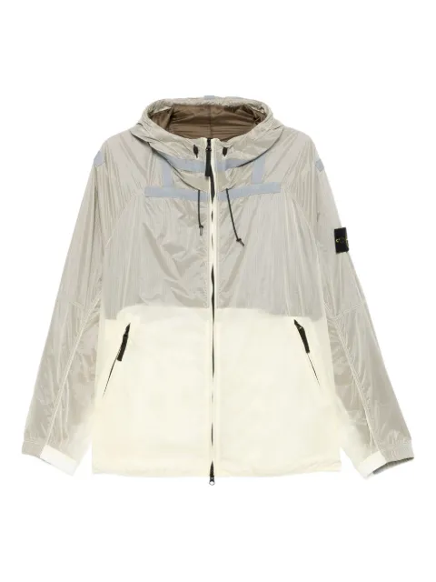 Stone Island hooded panelled jacket Neutrals K2S15Q100008S0163