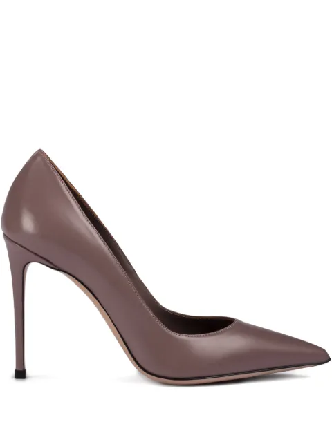 Le Silla 100mm Eva pointed-toe pumps Brown 2101M090R1PPMIN