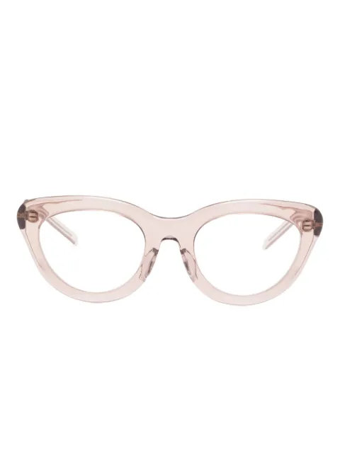 Megane and Me cat-eye acetate glasses Neutrals ME025