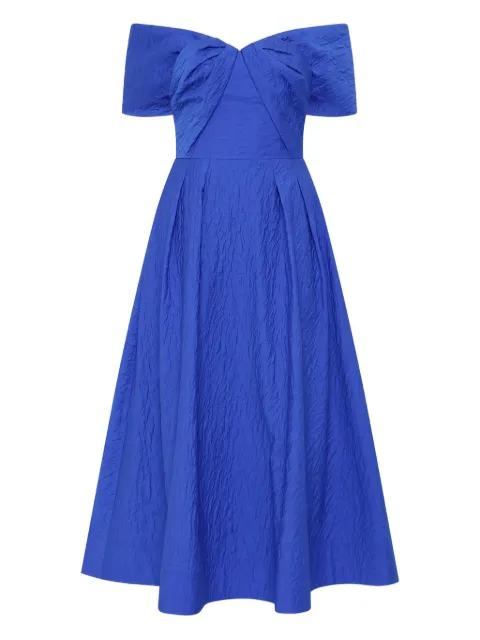 Rebecca Vallance Viola off-shoulder midi dress Blue 25031199