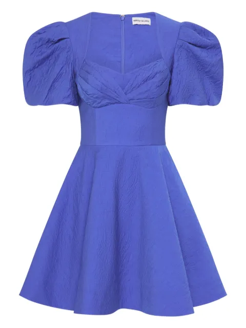 Rebecca Vallance puff-sleeve skater dress Blue 25031200