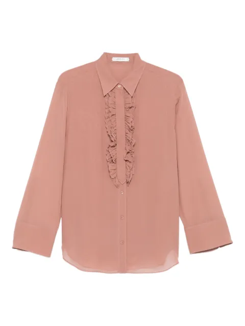 Dorothee Schumacher ruffled button-front shirt Pink 149136