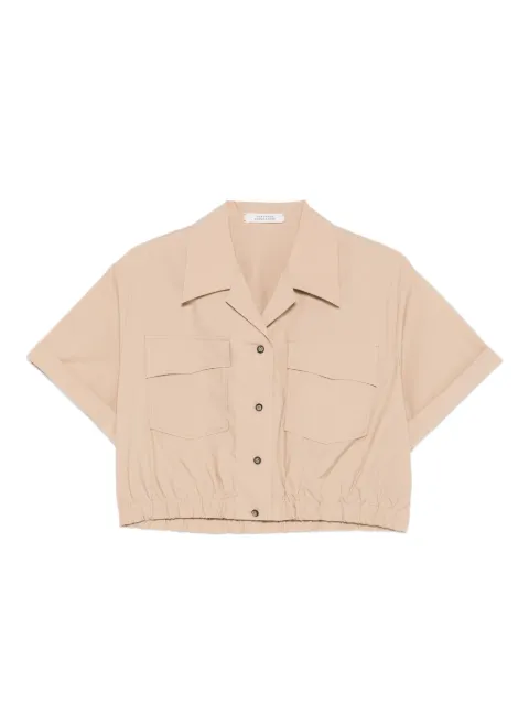 Dorothee Schumacher button-fastening flap-pocket shirt Neutrals 148216