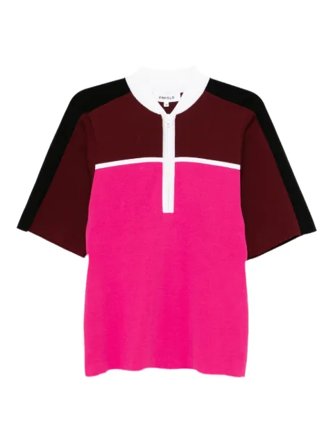 Enföld contrast-colour top Pink 300IA1700461