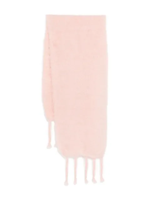 JIL SANDER+ logo-patch scarf Pink J47TE0113J40041660