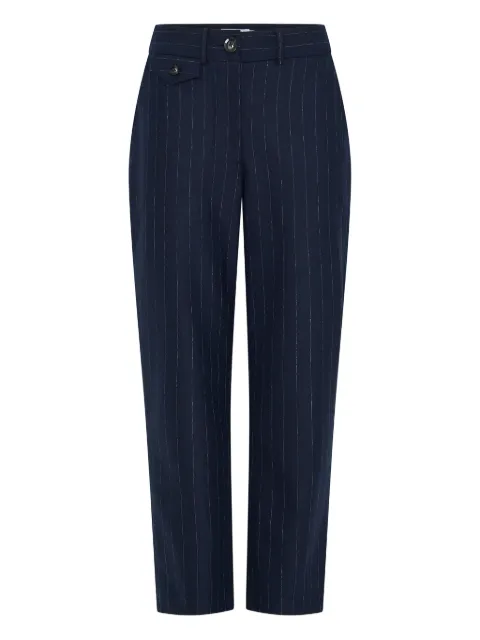 Anna Quan pinstripe tailored trousers Blue JULIETTEPANTS