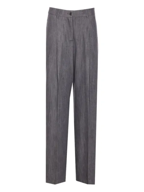 LIU JO pleated trousers Grey UF5144D0266